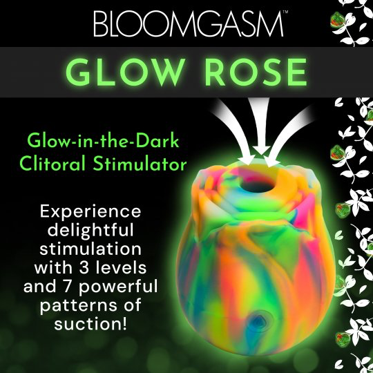 Glow Rose Glow-in-the-Dark Clitoral Stimulator - Image 2